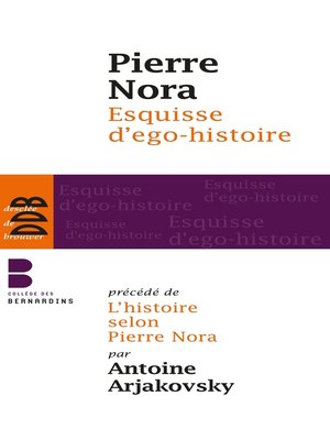 cover image of Esquisse d'ego-histoire